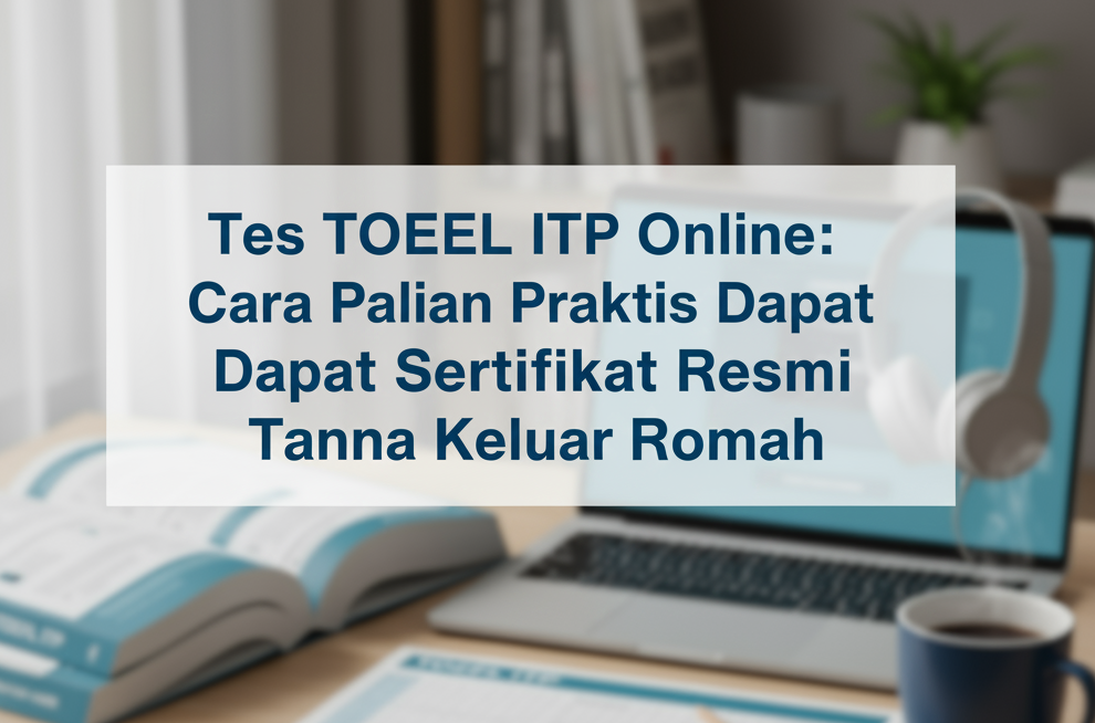 Tes Toefl itp online bersertifikat